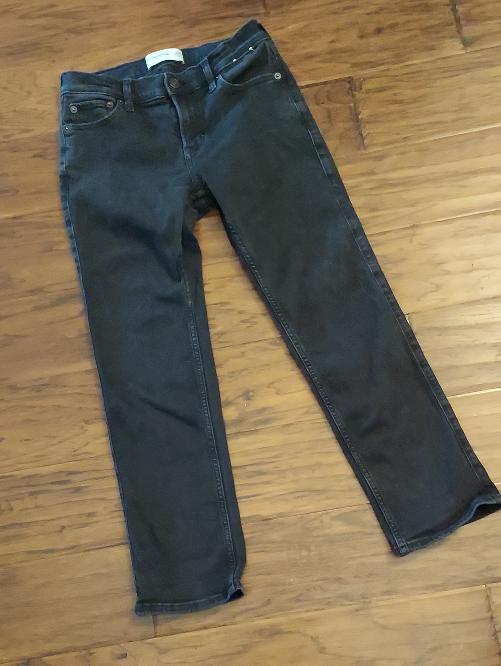 Abercrombie Kids Black Straight Jeans 9/10